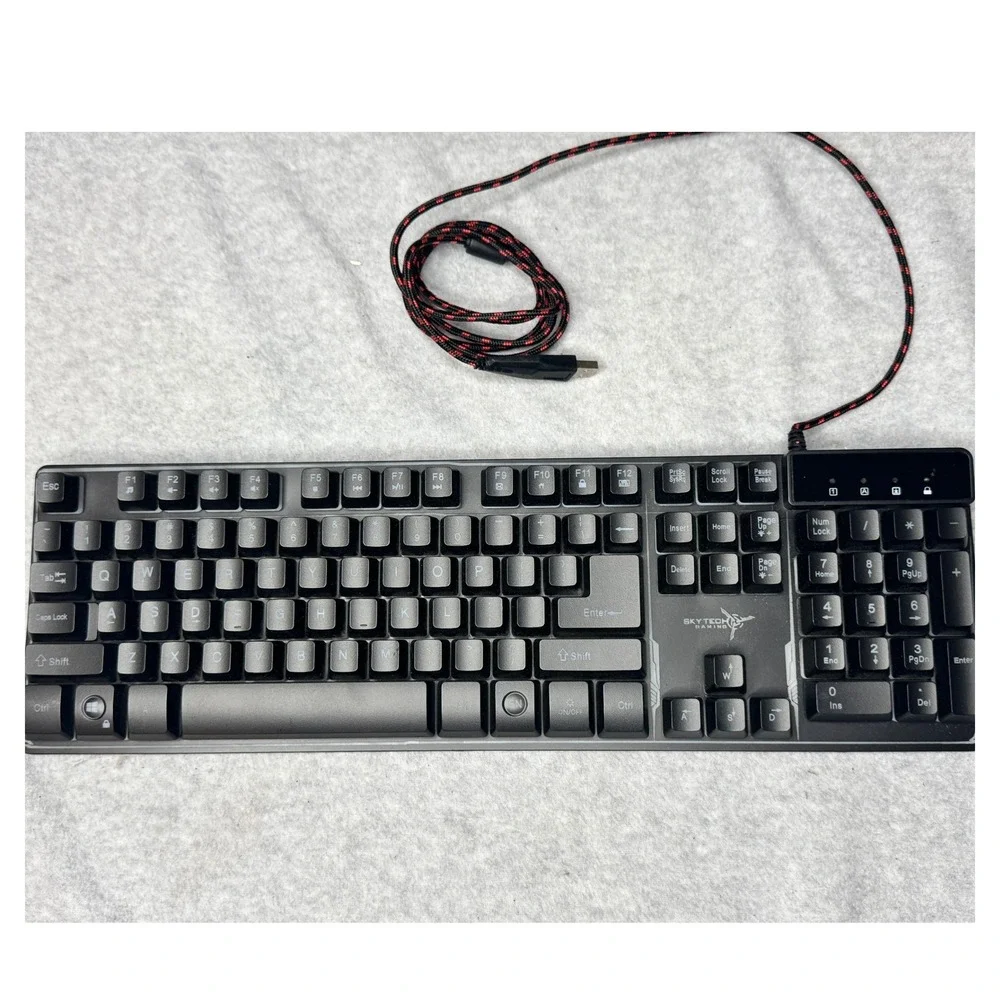 Skytech K-1000 Gaming Keyboard‎ Wired USB Black Computer PC